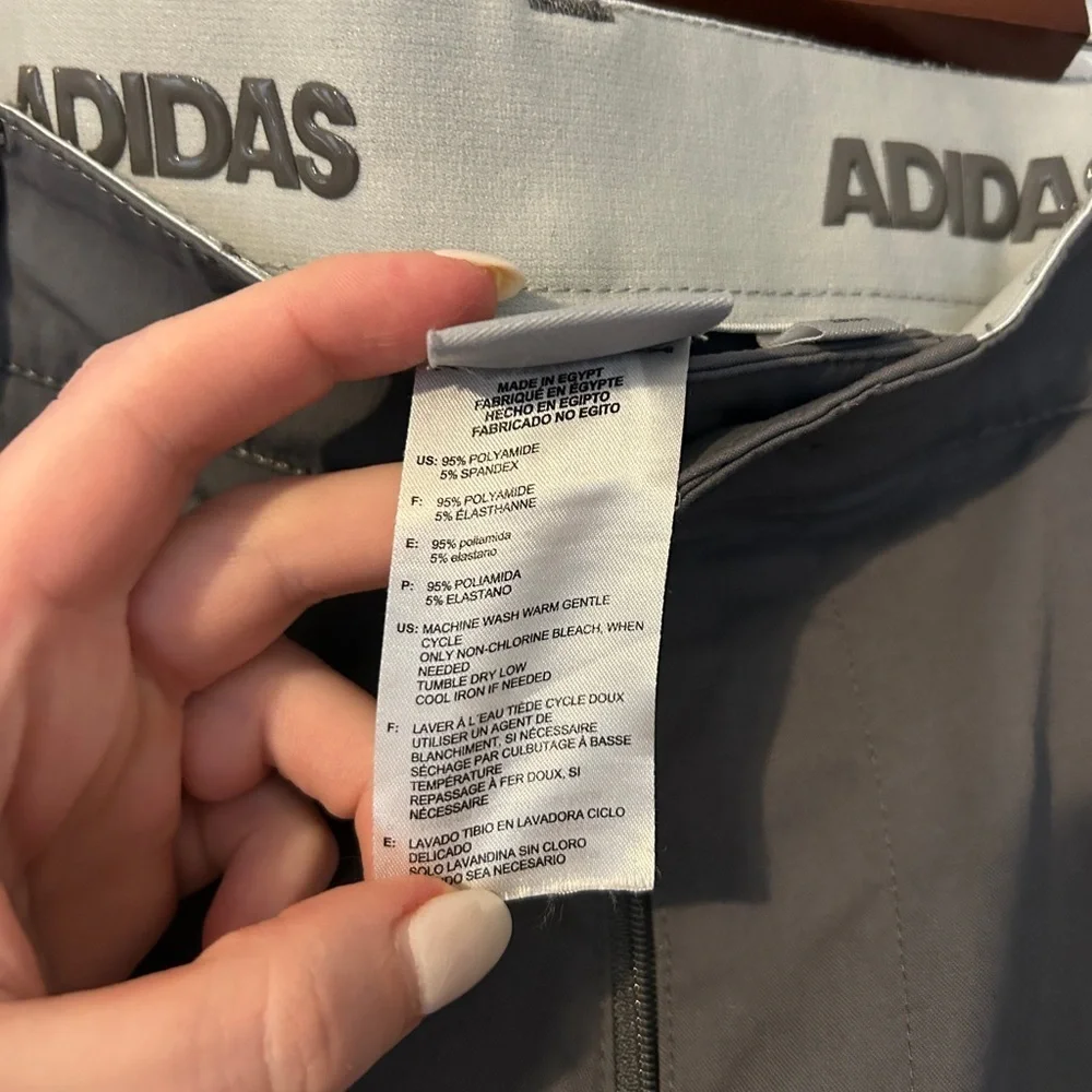 Adidas Men's Charcoal Golf Pants Size 36x30